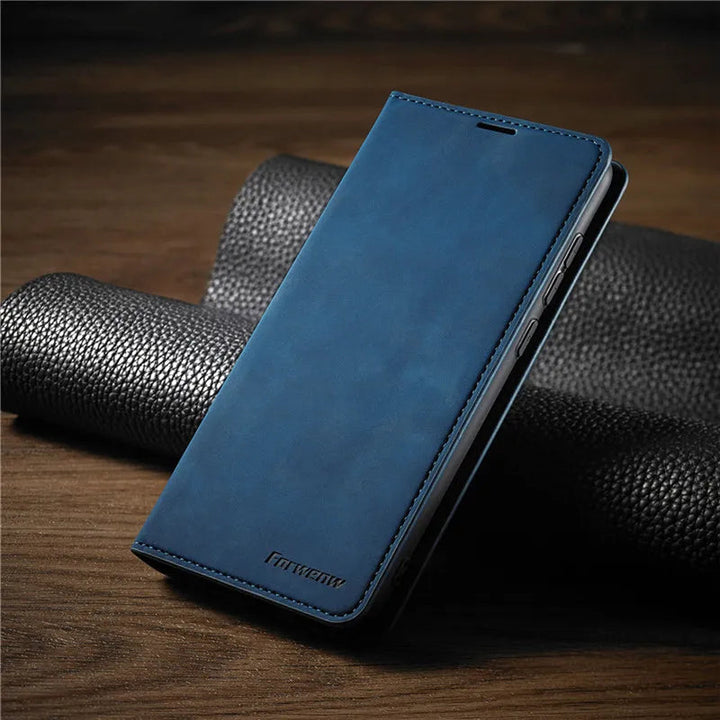 Magnetic iPhone case – GripFold-Blue-iPhone 15 Plus-The Livary