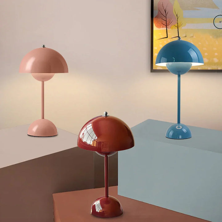 Trendy Mushroom-shaped Design Lamp - MushLuxe-White-Small (9.06 inches)-The Livary