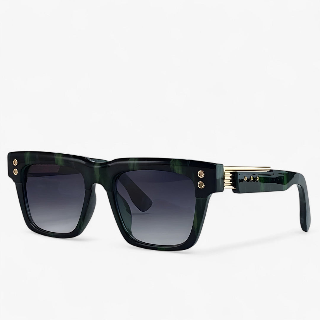 Polarised Steampunk Sunglasses – Axior-Black-The Livary