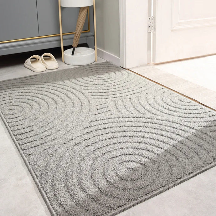 Shoe Scraper Doormat with Moroccan Design - Kasbana-Black 01-50cm x 80cm-The Livary