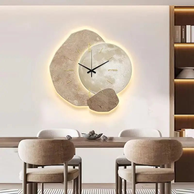 Minimalist Wall Clock in Scandinavian Design - NordiqTime-White-The Livary