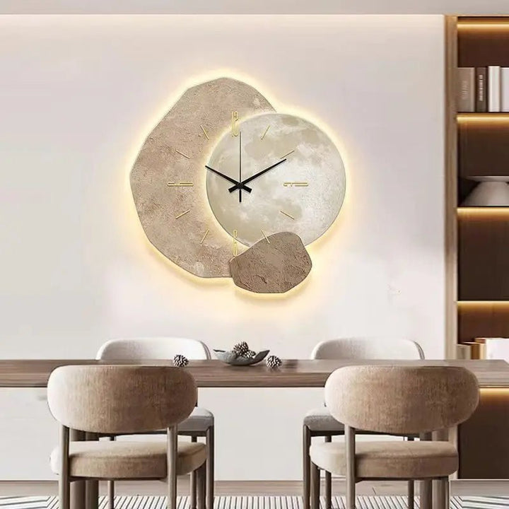 Minimalist Wall Clock in Scandinavian Design - NordiqTime-White-The Livary
