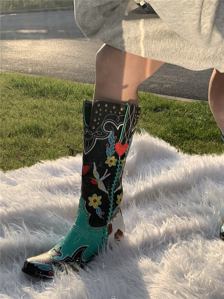 Unique Ladies Cowboy Boots - Carmen-3.5-The Livary