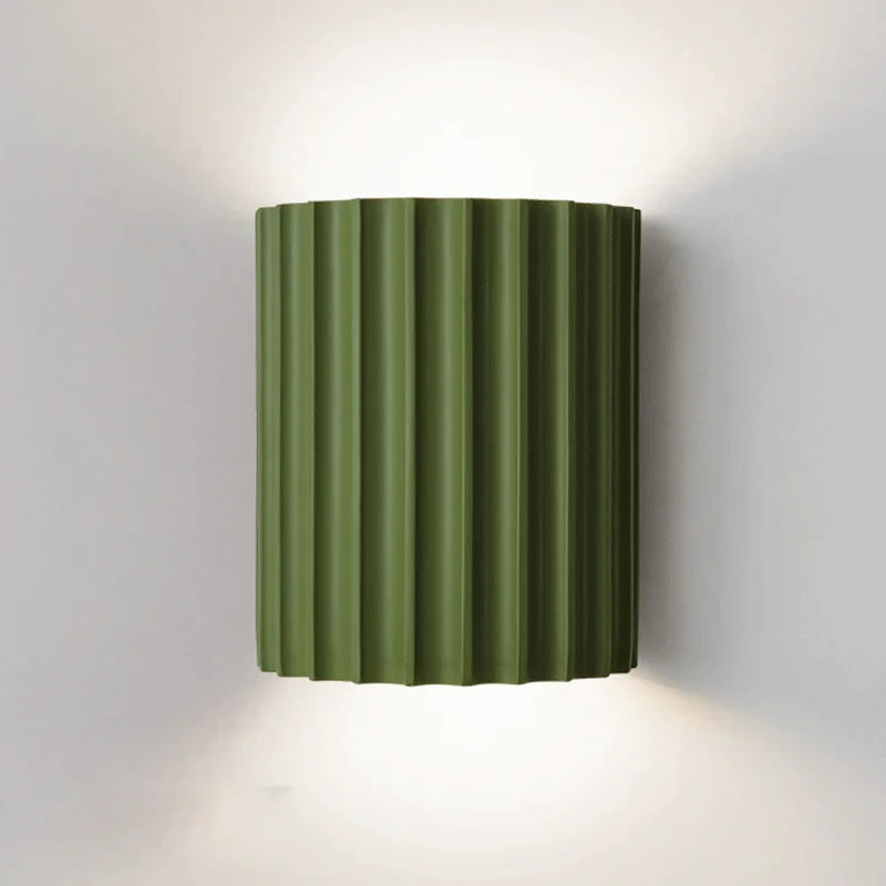 Stylish wall lamps made of synthetic resin - LumiResin-Green-Warm wit-The Livary