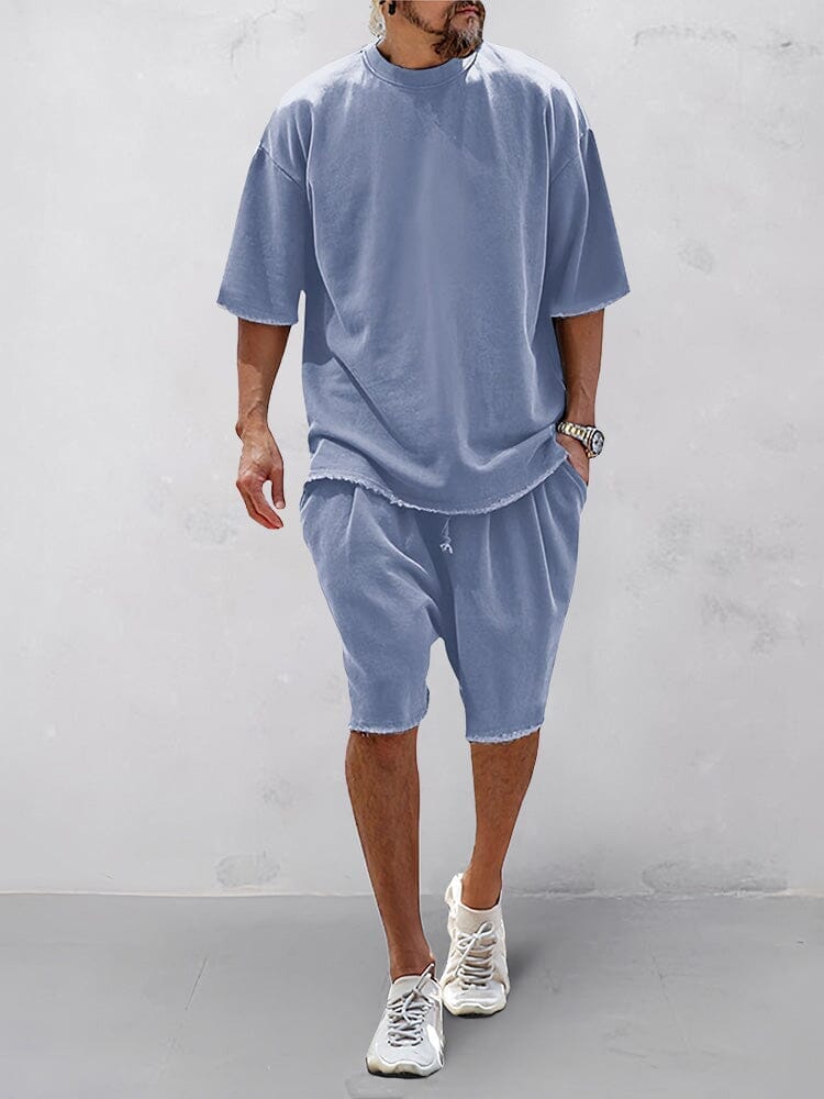 Locking leisure sports set for men – Farid-Blue-M-The Livary