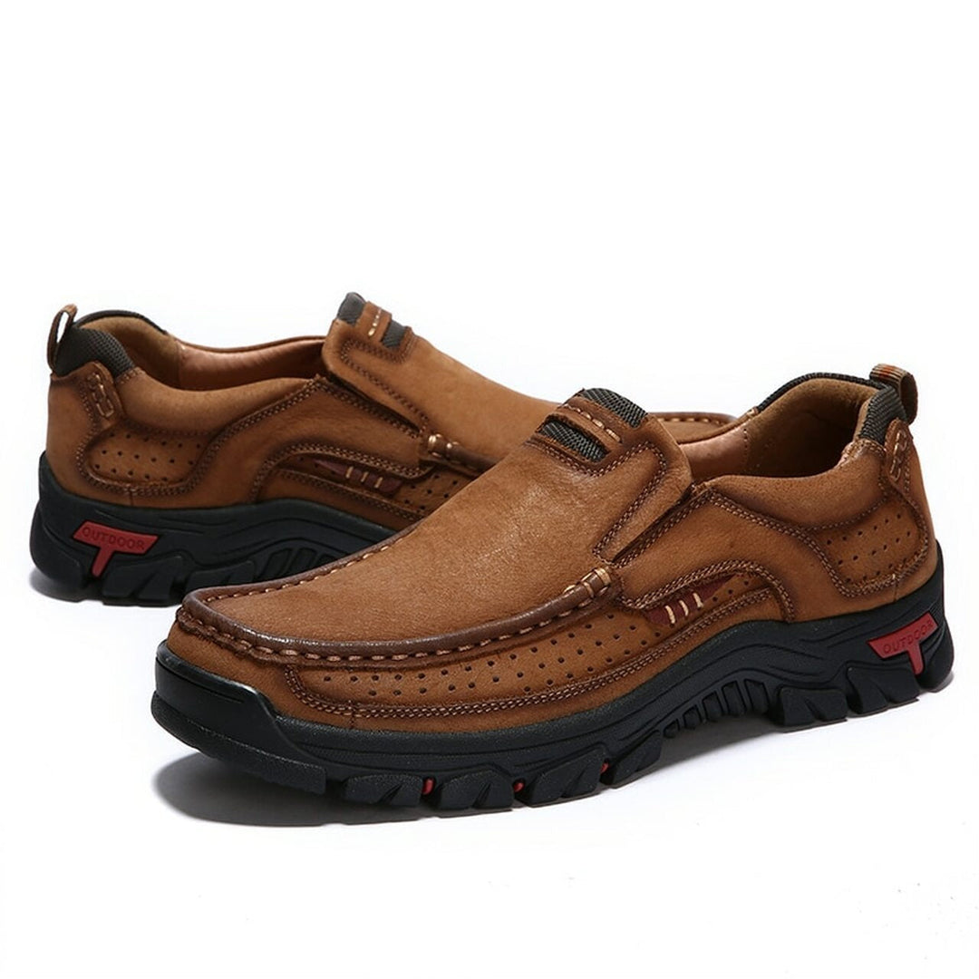 Orthopaedic Men's Walking Shoes – Erik-Black-6-The Livary