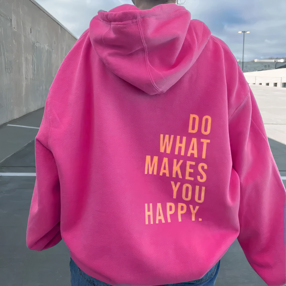 Casual Oversized Hoodie - Luna-Pink-XS-The Livary