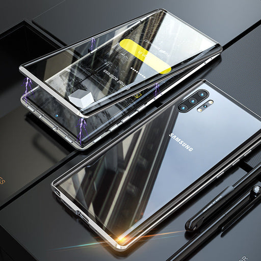 Magnetic Glass Samsung Case – Fortiq-Black-S24Ultra-The Livary