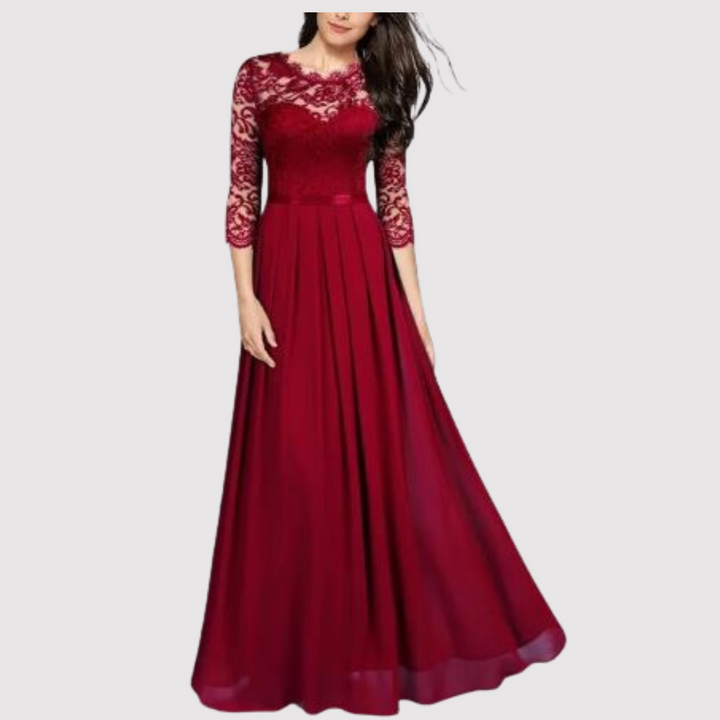 Timeless Maxi Evening Dress - Celeste-Red-S-The Livary