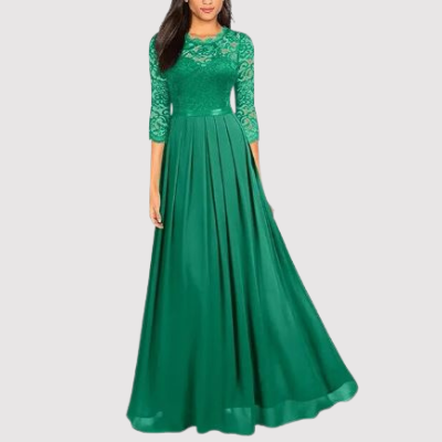 Timeless Maxi Evening Dress - Celeste-Green-S-The Livary