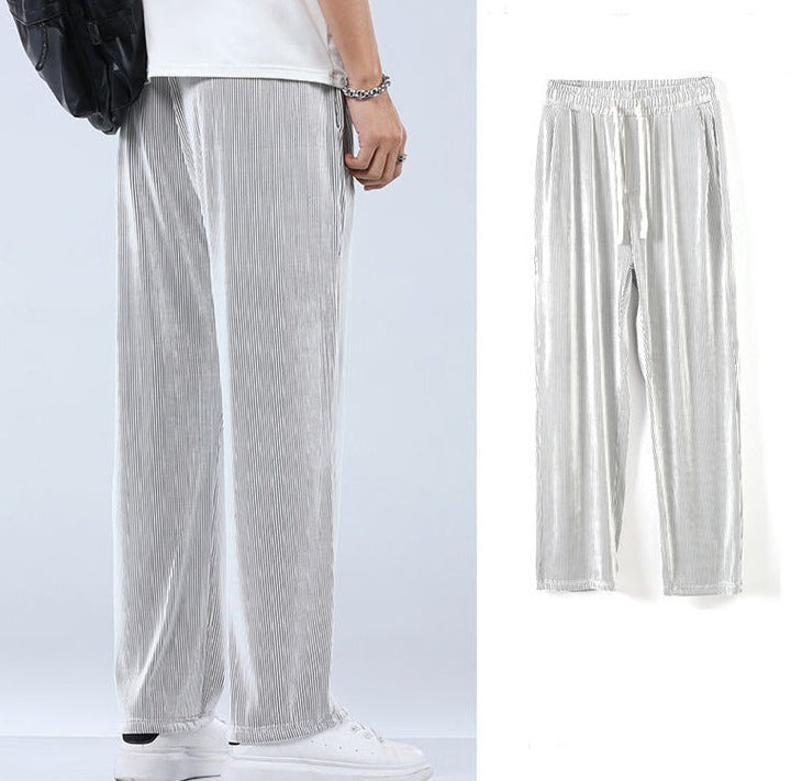 Lightweight Men's Casual Trousers – Fabio-Black-S-The Livary