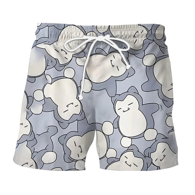 Funny summer set with Gengar & Snorlax print | Buy 1, get 1 free - SleepyFun-12-M-The Livary