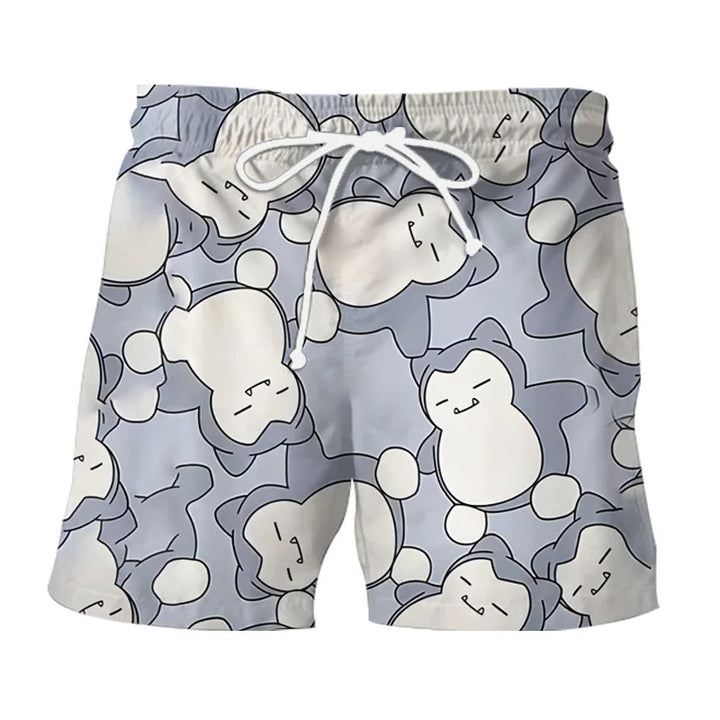Funny summer set with Gengar & Snorlax print | Buy 1, get 1 free - SleepyFun-12-M-The Livary