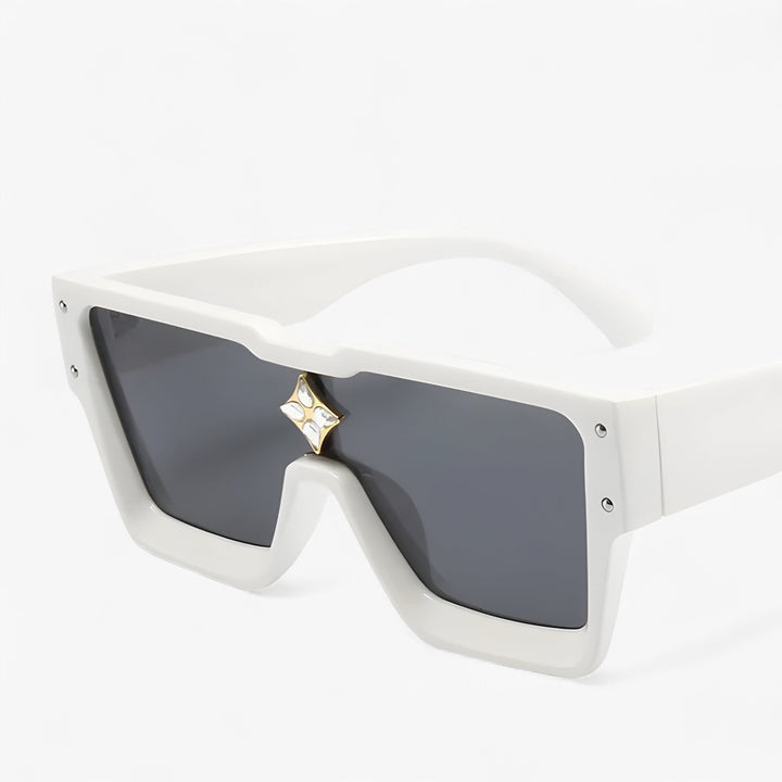 Mirrored Punk Sunglasses – Revik-White Grey-The Livary