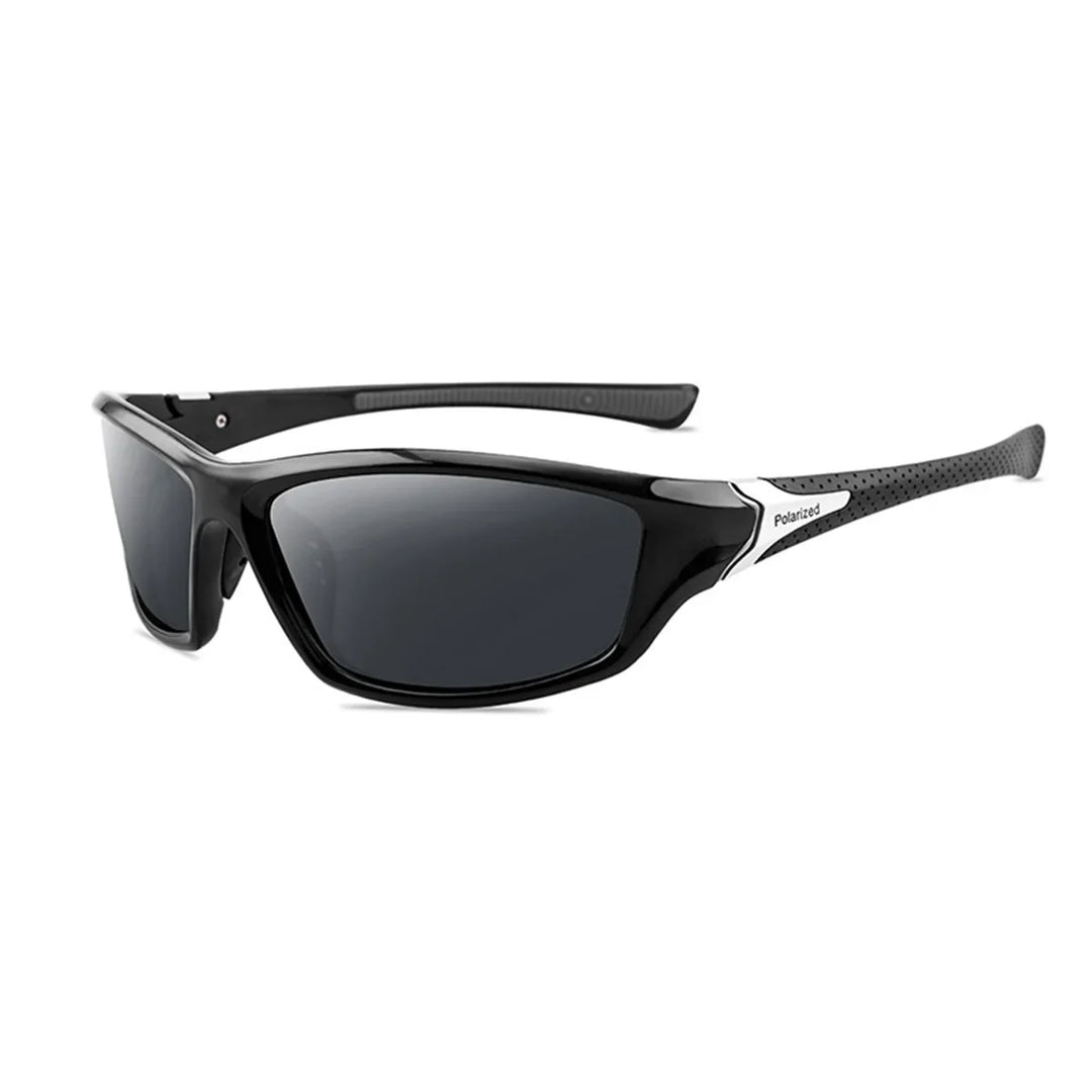 Modern & Polarised Unisex Sunglasses with UV400 Protection – Alex-Black-The Livary