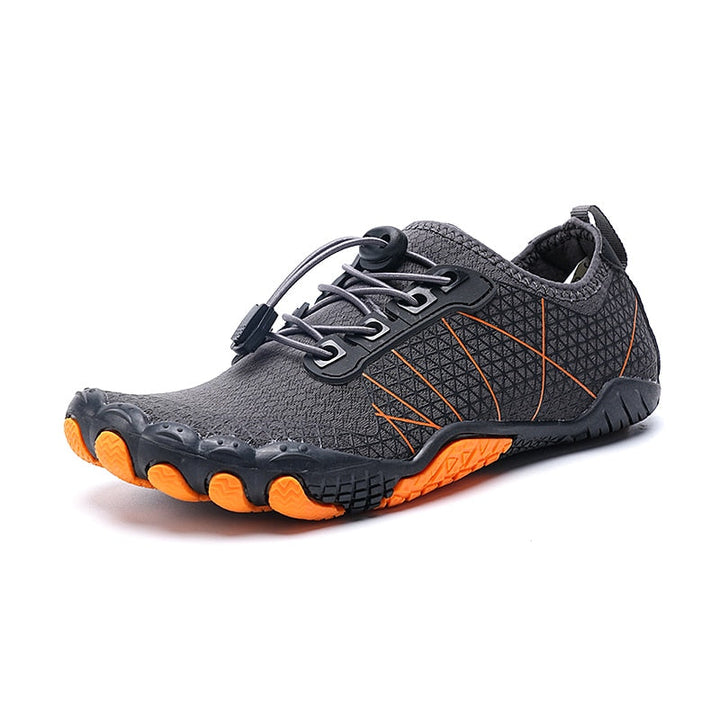 Unisex Barefoot Water Shoes - Naiya-Dark grey Orange-5-The Livary