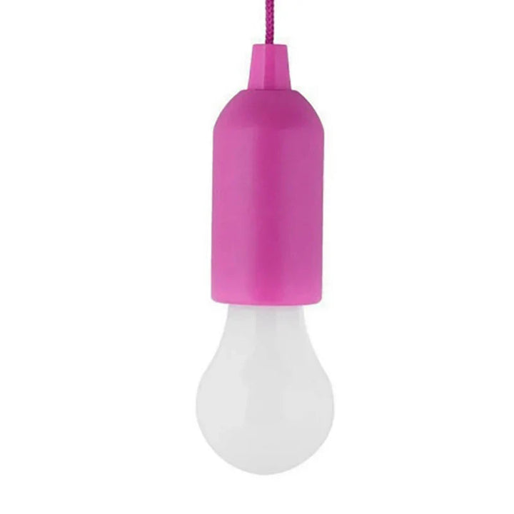 Colourful Portable Pendant Lamp - ChromaGlow-Purple (White Light)-The Livary