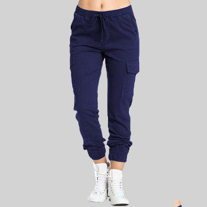 Ladies Cargo Trousers - Nova-Blue-XS-The Livary