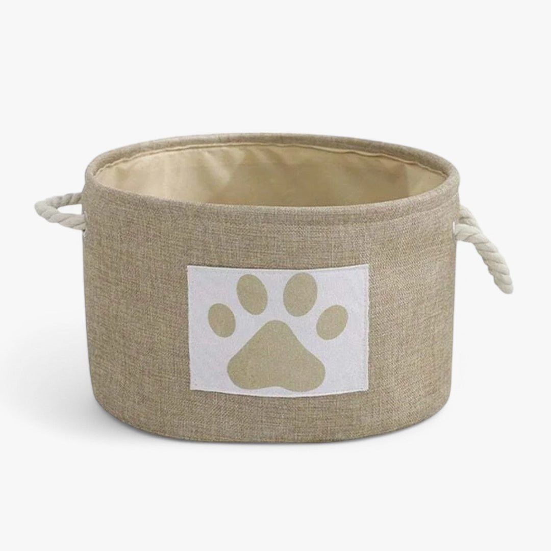Foldable Toy Basket with Rope Handle – Livia-The Livary