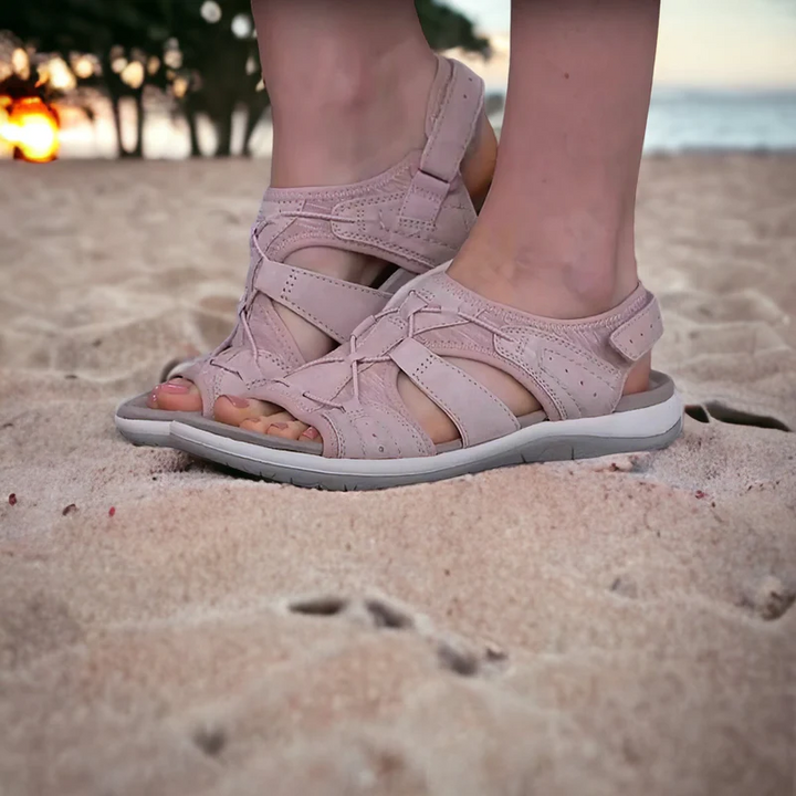 Orthopaedic Ladies Sandals - ComfortTrend-Pink-2.5-The Livary