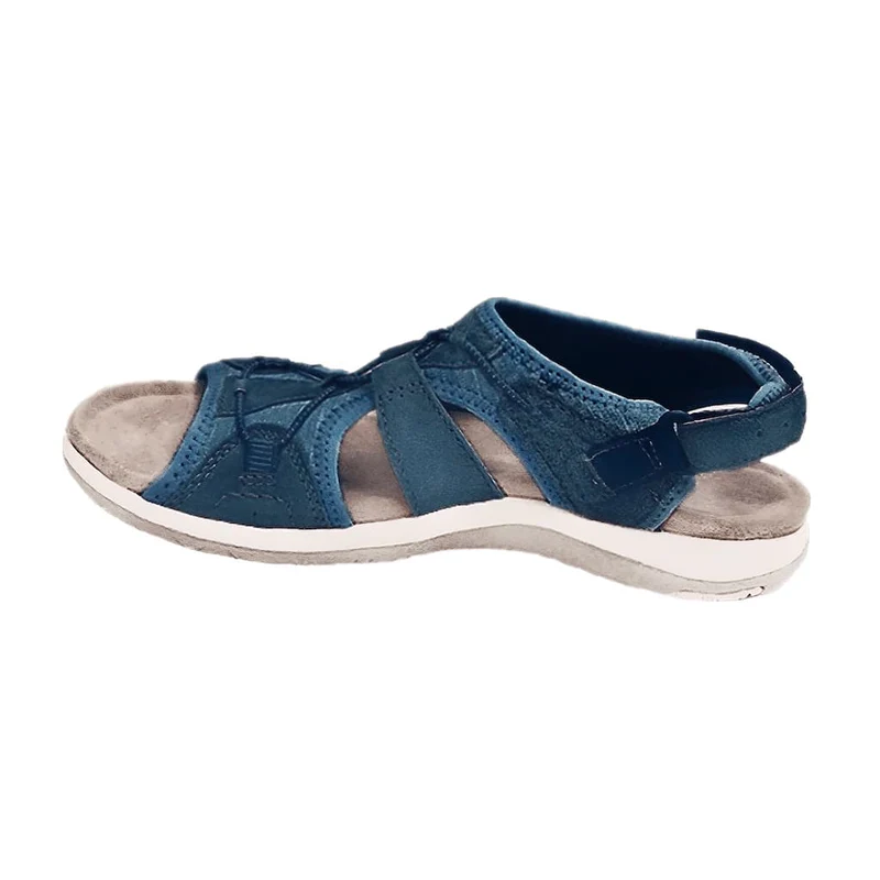 Orthopaedic Ladies Sandals - ComfortTrend-Blue-2.5-The Livary