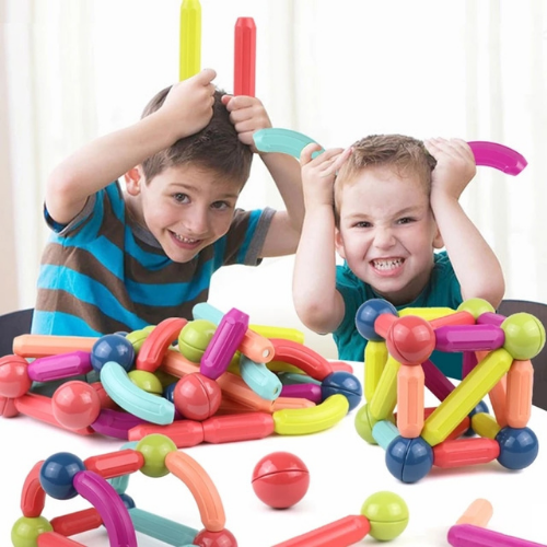 Magnetic Block Set-🔥 BIG PACK (108Pcs) 🔥 Buy 2 = Get 1 Free-The Livary