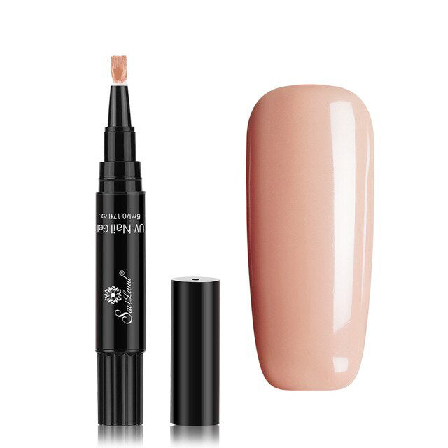 Gel Nail Polish Pen Without UV – Glosséa-Skin colour-The Livary