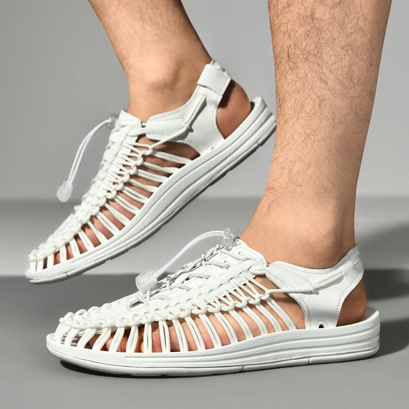 Comfortable and stylish summer sandals – Lioris-Grey Pink-3-The Livary