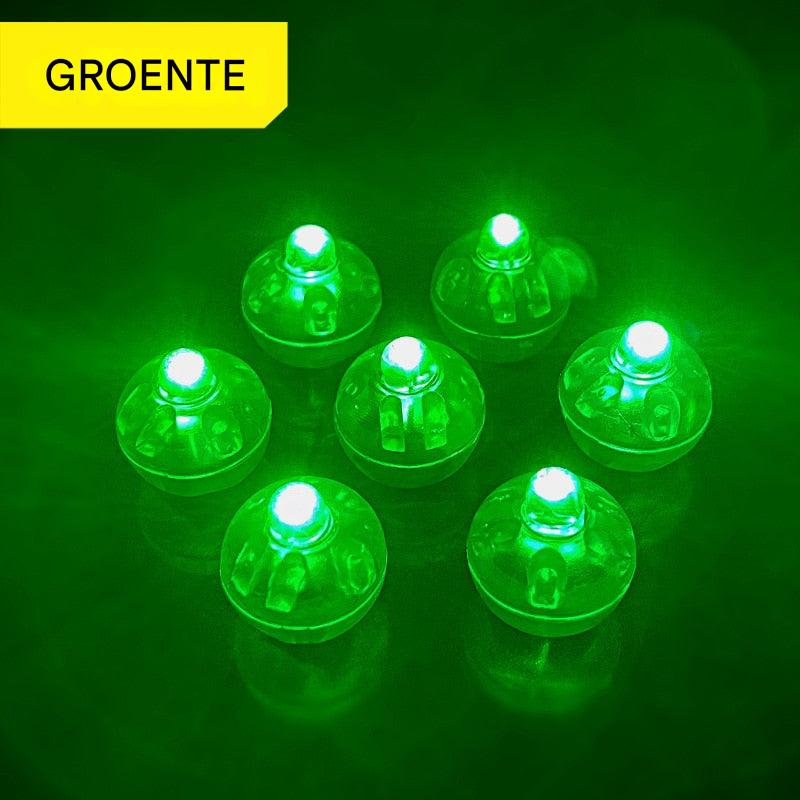 Mini LED Party Lights - GlowPearls-Green-50-The Livary