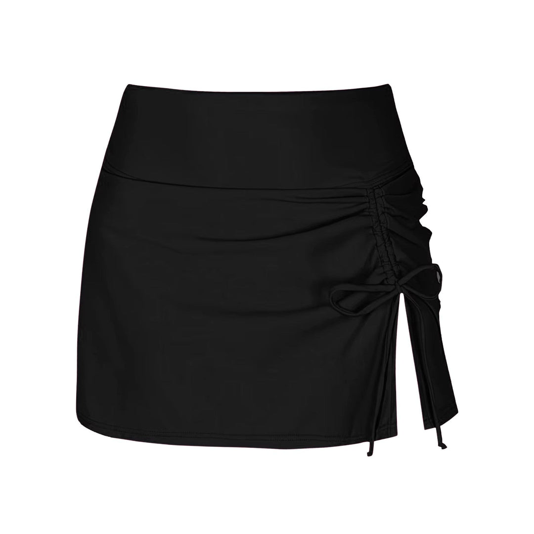 Ladies' swim shorts with side slit – Liv-Black-XS-The Livary