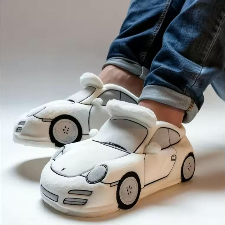 Warm Men's Winter Slippers – AutoLuxe-Porsche 964-The Livary