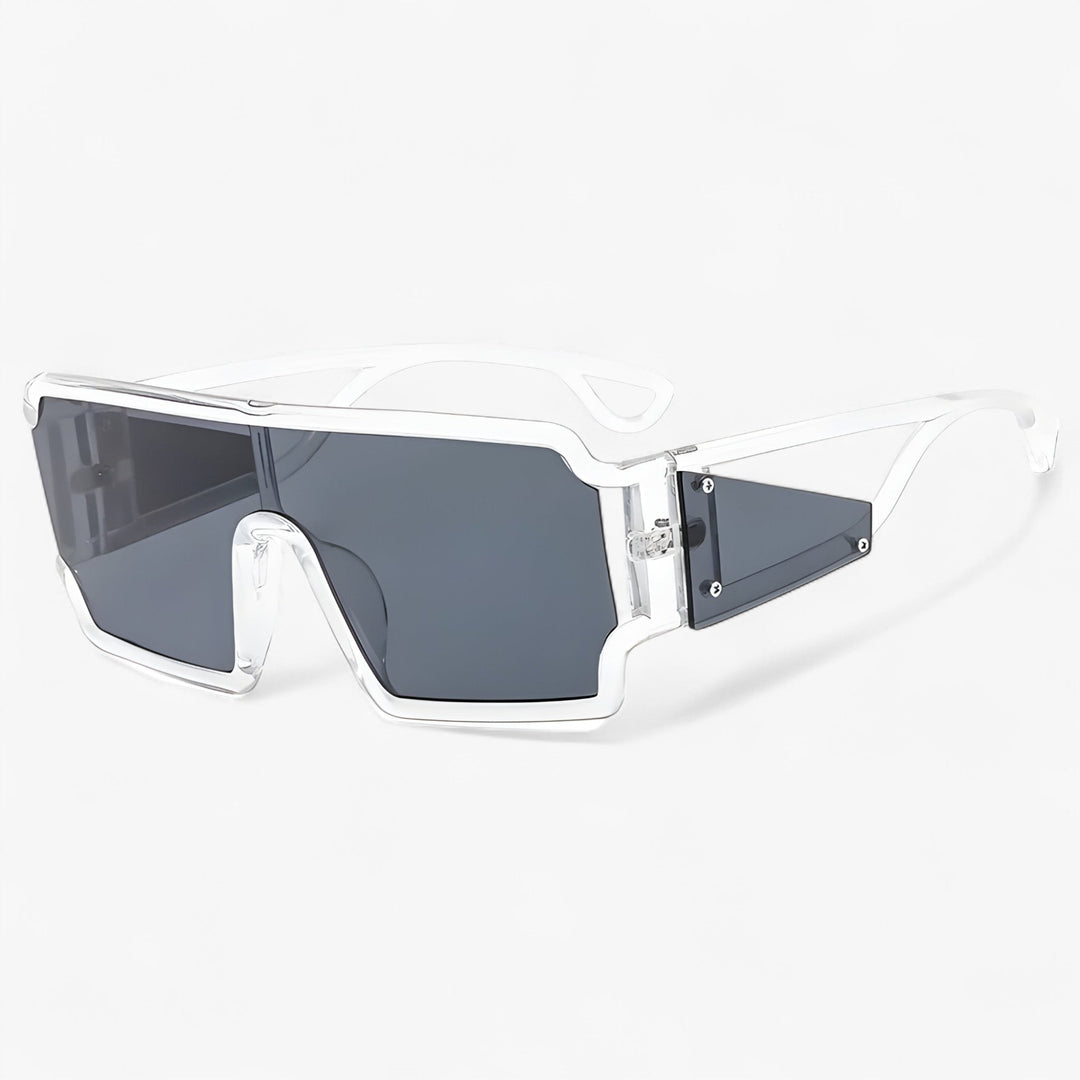 Retro sunglasses with classic chic - Solenne-White-The Livary