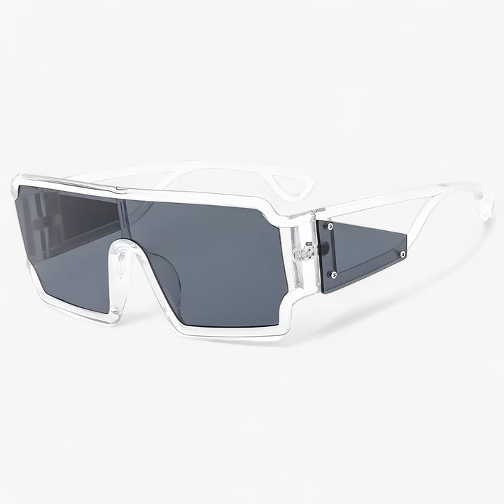 Retro sunglasses with classic chic - Solenne-White-The Livary