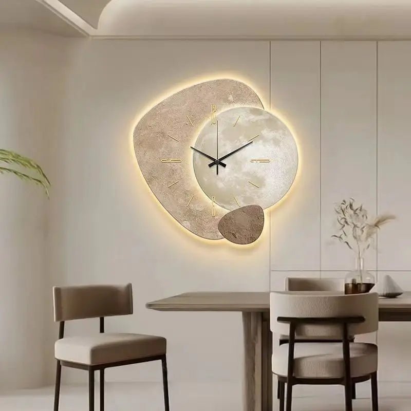 Minimalist Wall Clock in Scandinavian Design - NordiqTime-White-The Livary