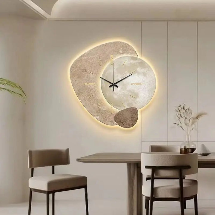 Minimalist Wall Clock in Scandinavian Design - NordiqTime-White-The Livary