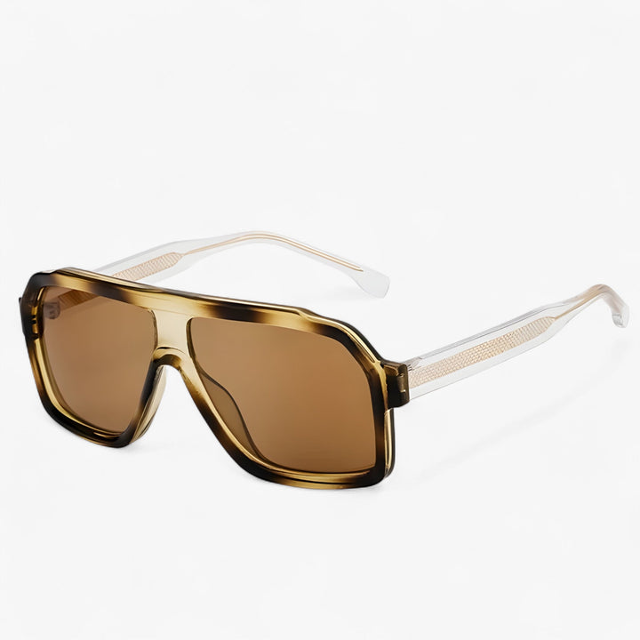Windproof Oversized Punk Sunglasses – Vortex-Yellow Brown-The Livary