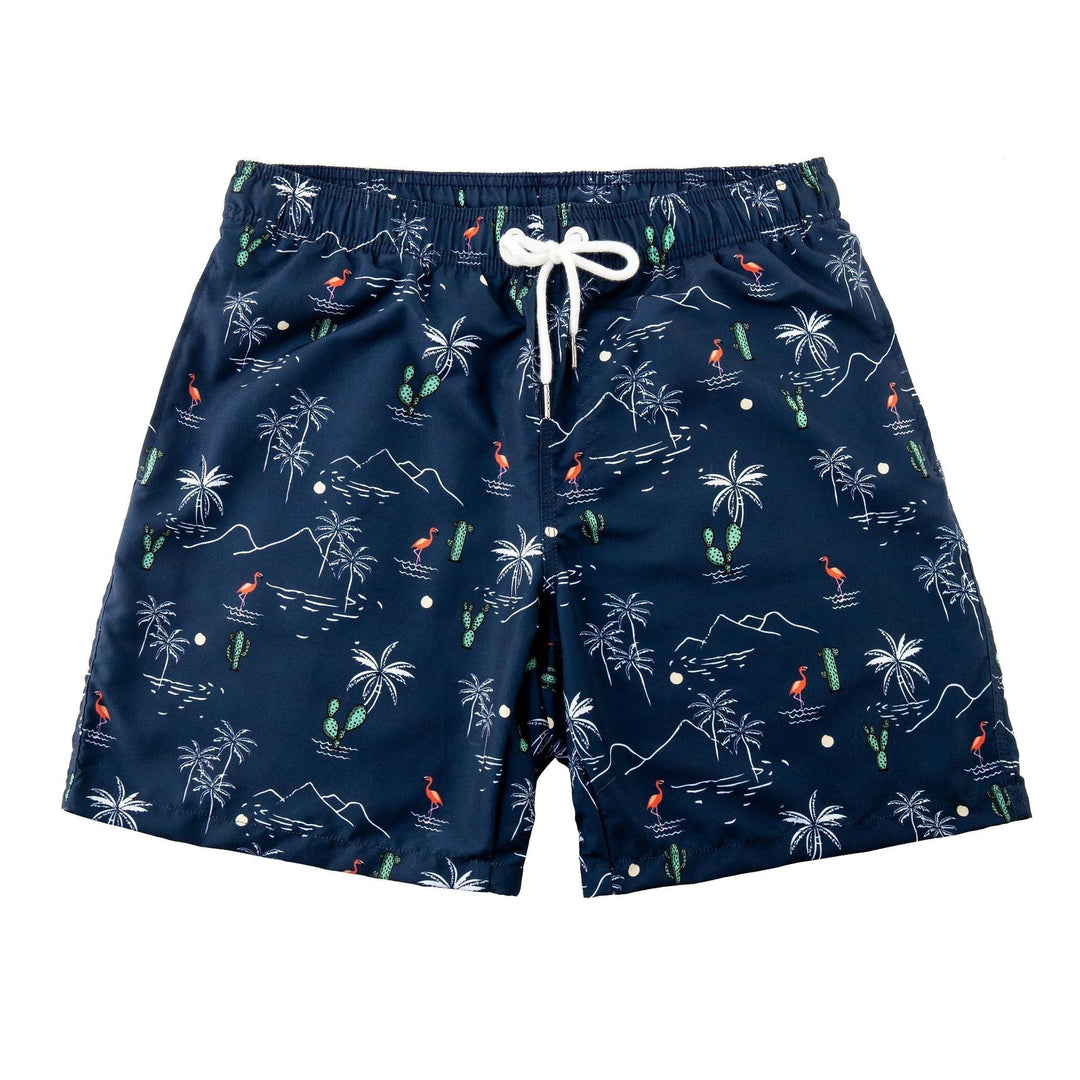 Trendy & quick-drying men's swim shorts with pockets – Matteo-Trees-S-The Livary