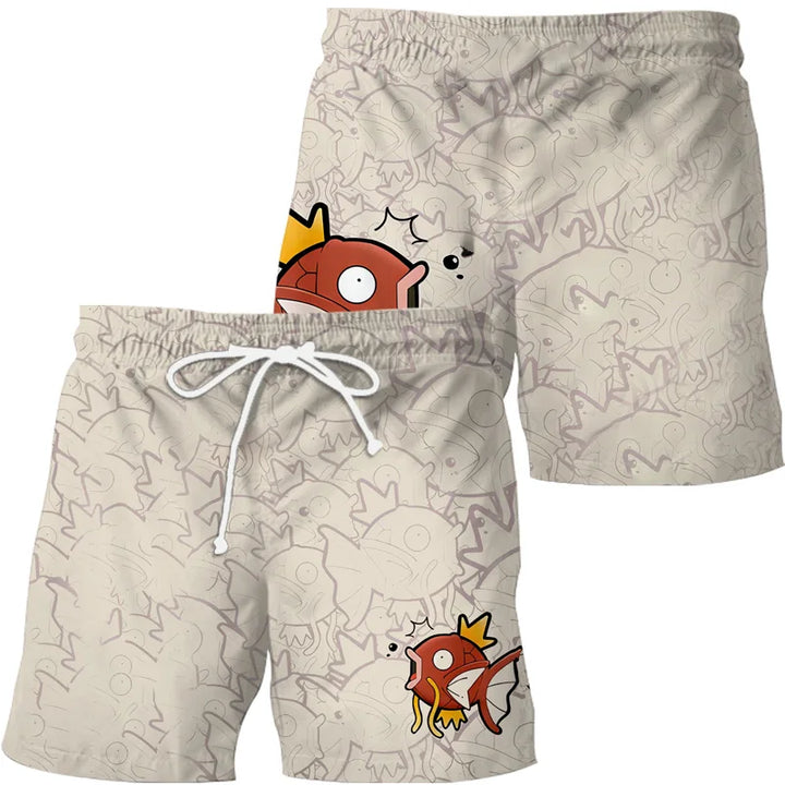 Funny summer set with Gengar & Snorlax print | Buy 1, get 1 free - SleepyFun-02-M-The Livary