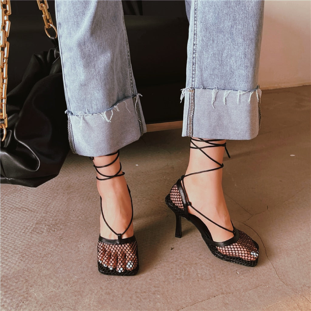 Pumps with a pointed design – Céleste-Orange-2.5-The Livary