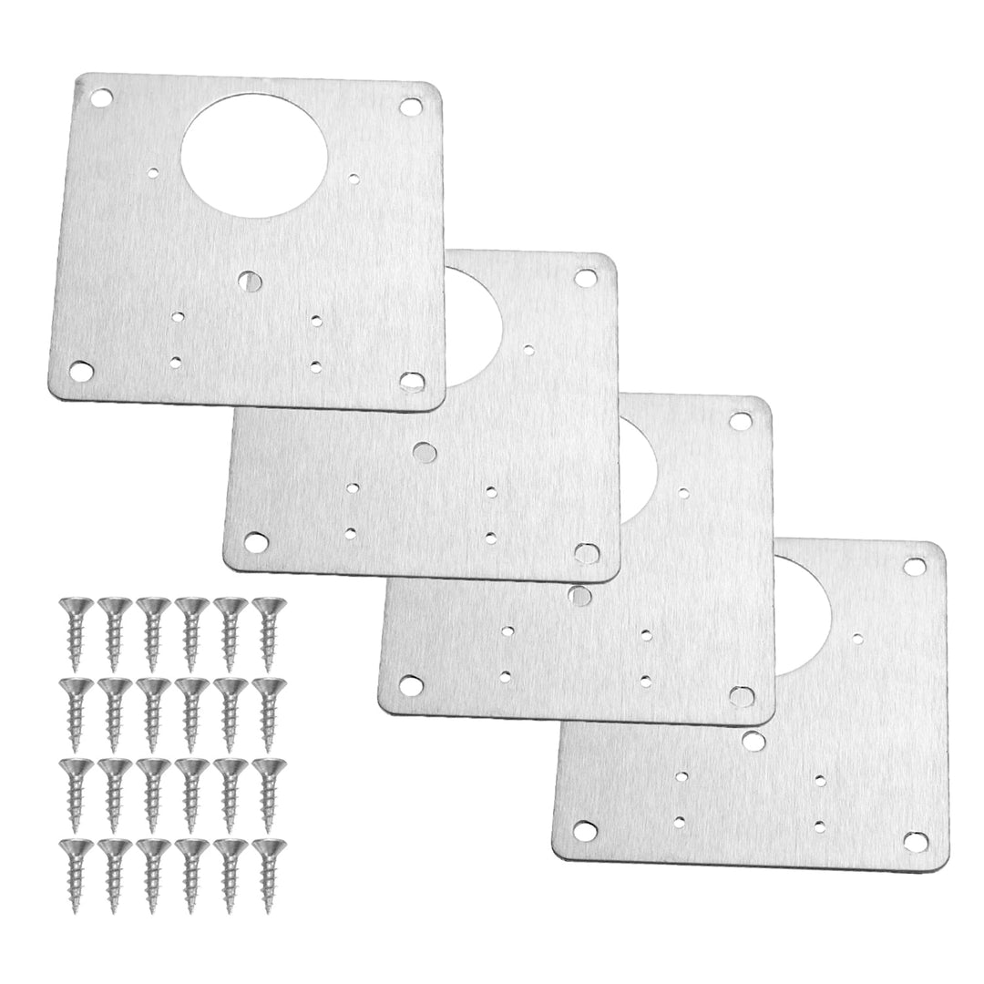 Hinge mounting plates for cabinet doors – Fixon-The Livary