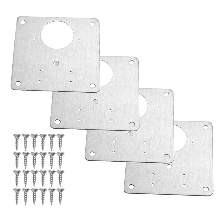 Hinge mounting plates for cabinet doors – Fixon-The Livary
