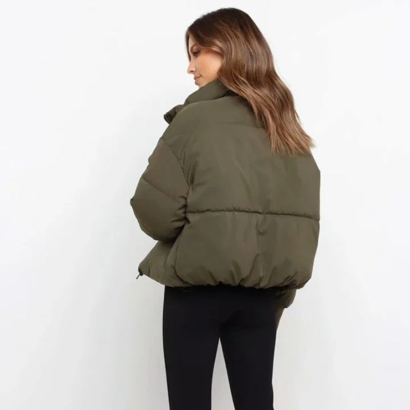 Lightweight Women's Puffer Jacket - Sofia-Light green-S-The Livary