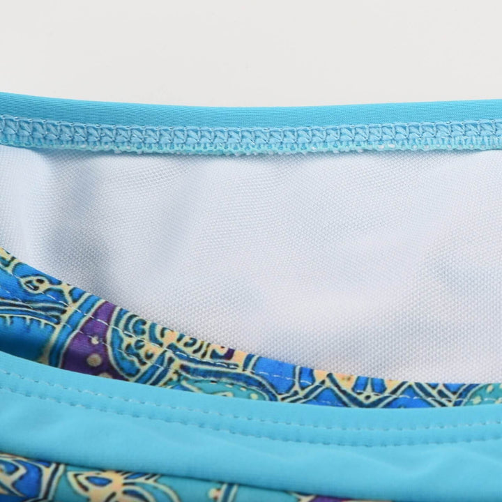 Stylish two-piece women's bikini – Perfect for the beach and sun-Marble Blue-S-The Livary