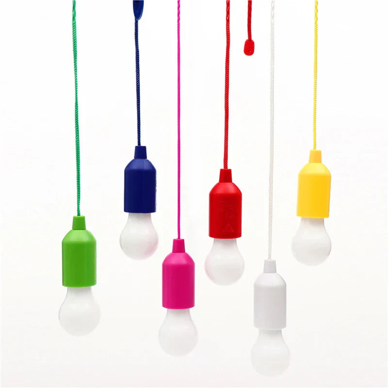 Colourful Portable Pendant Lamp - ChromaGlow-Red (White Light)-The Livary
