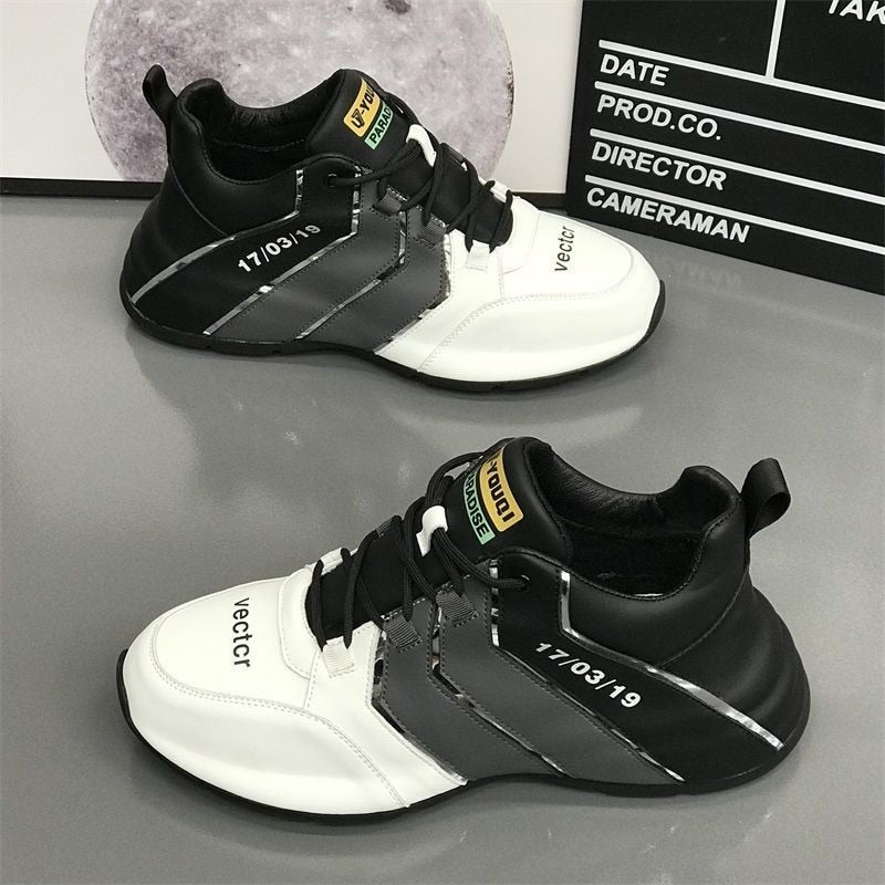 Men's Sneakers with Support and Style – Mason-White/grey/black-7-The Livary