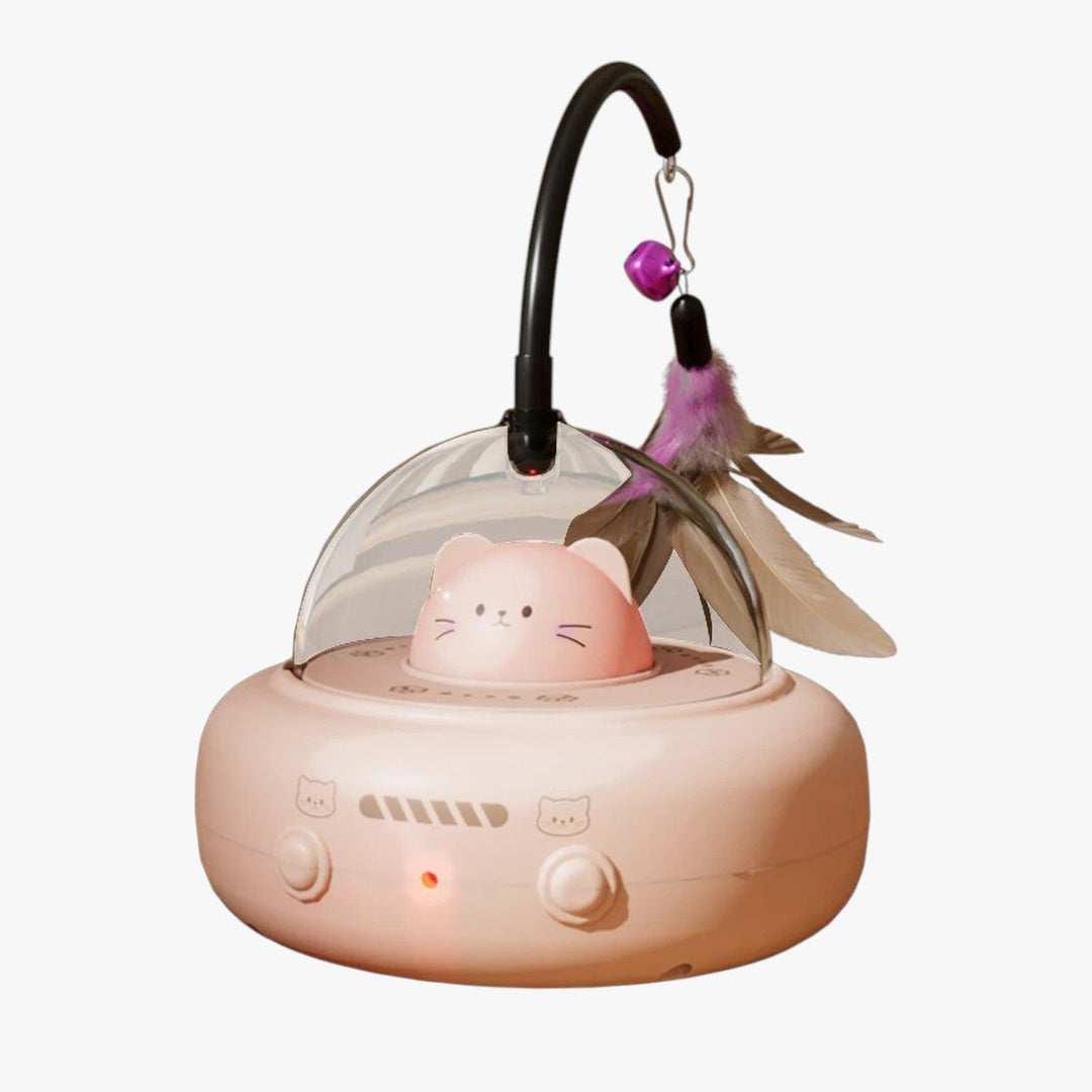 Slim Laser Cat Toy with Rainbow Light - Nola-Pink-The Livary