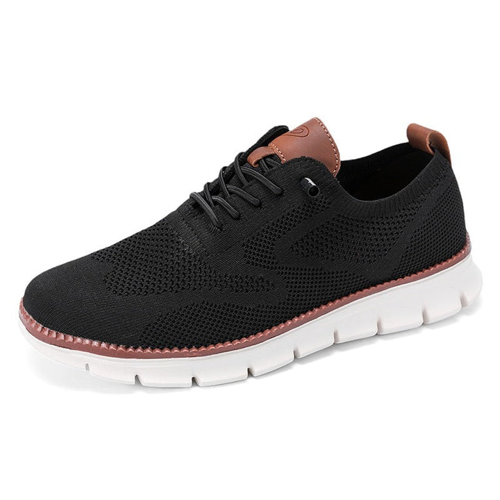 Breathable mesh summer shoes for men - Colin-Black-6.5-The Livary