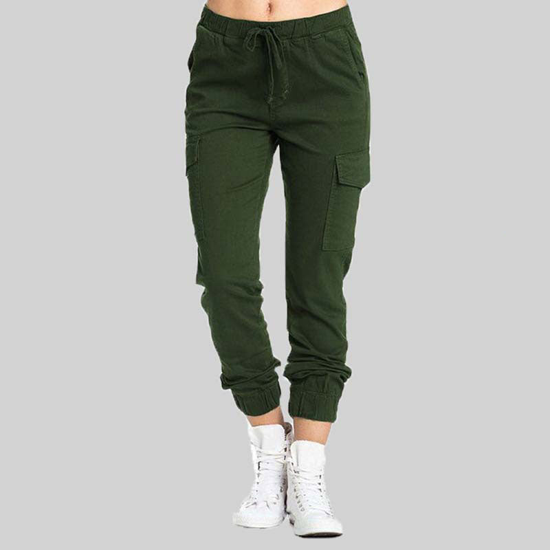 Ladies Cargo Trousers - Nova-Green-XS-The Livary