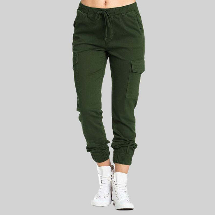 Ladies Cargo Trousers - Nova-Green-XS-The Livary