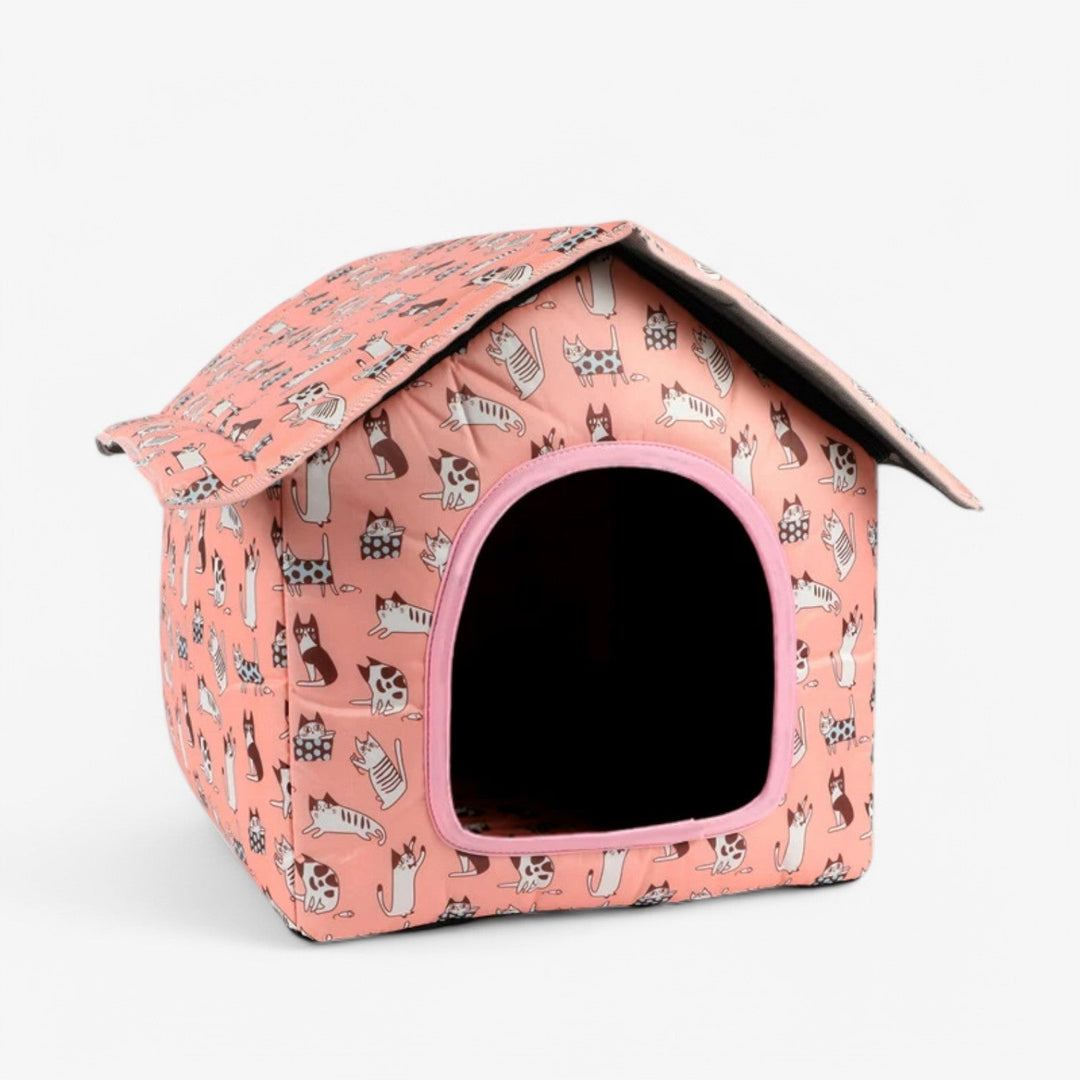 Waterproof Pet House for Outdoors – Nessa-Cat-The Livary
